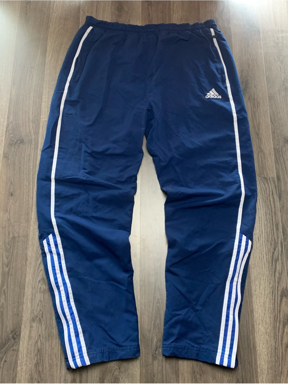 Vintage 1990s Adidas Navy Blue Track Pants Men’s Size XL